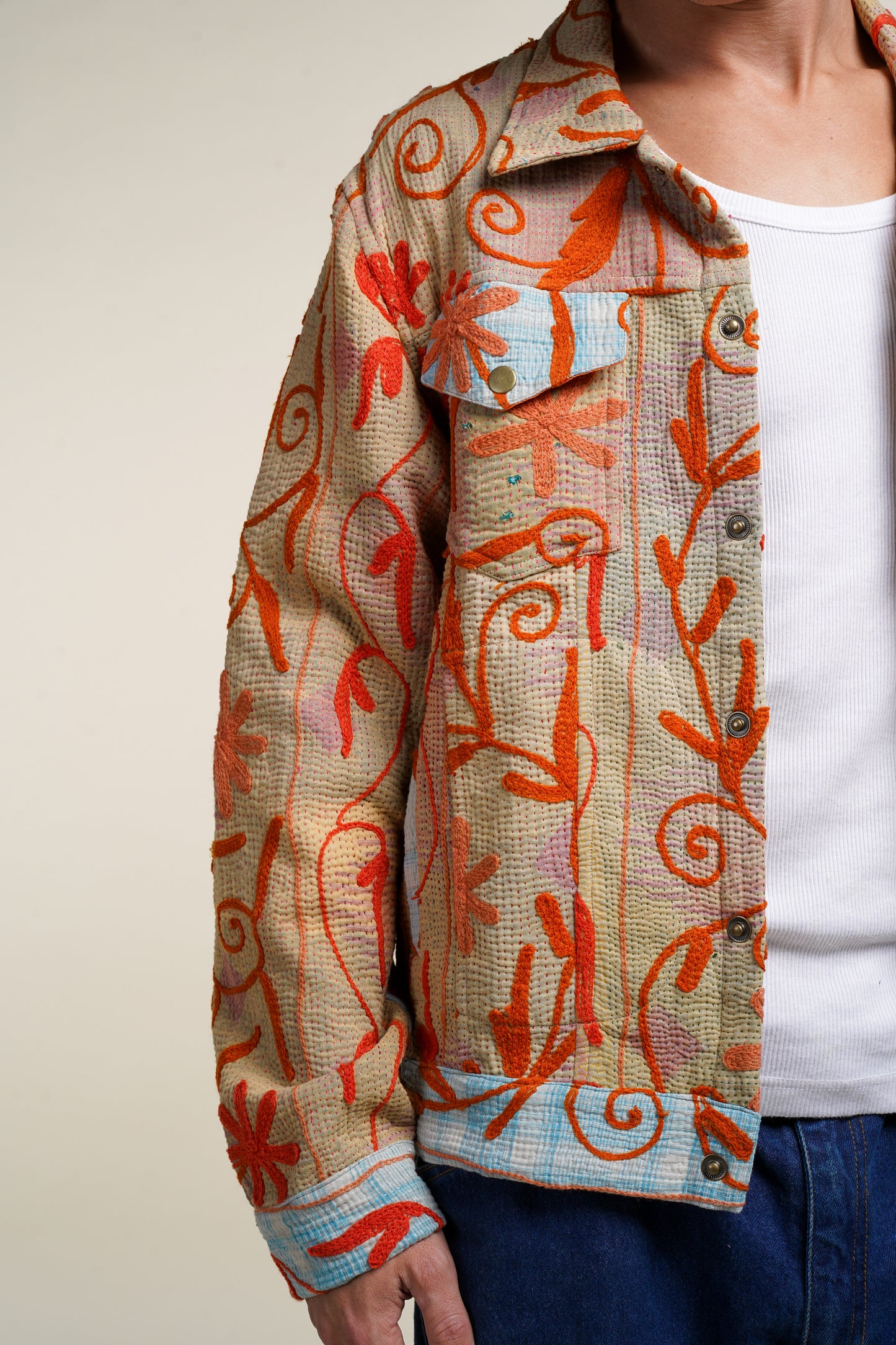 KANTHA DENIM JACKET 7