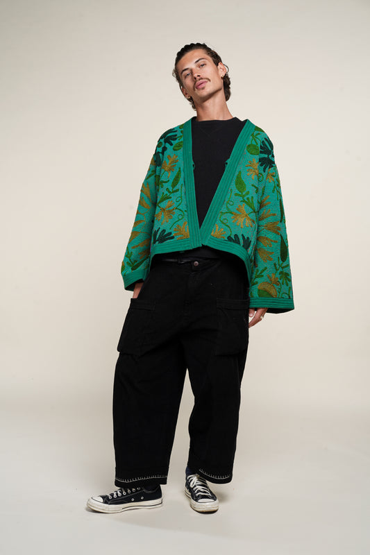 KIMONO KANTHA/SUZANI GREEN