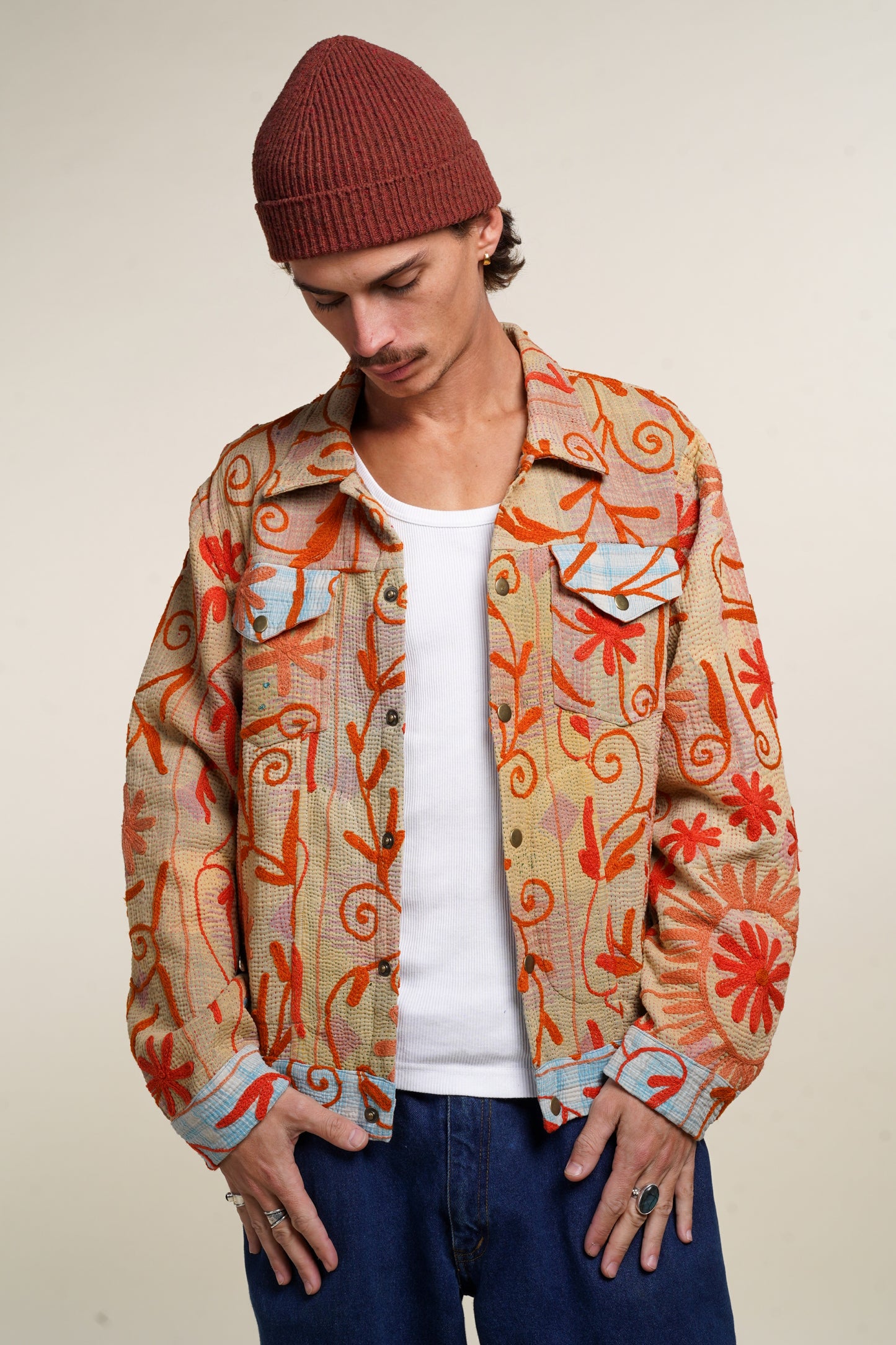 KANTHA DENIM JACKET 7