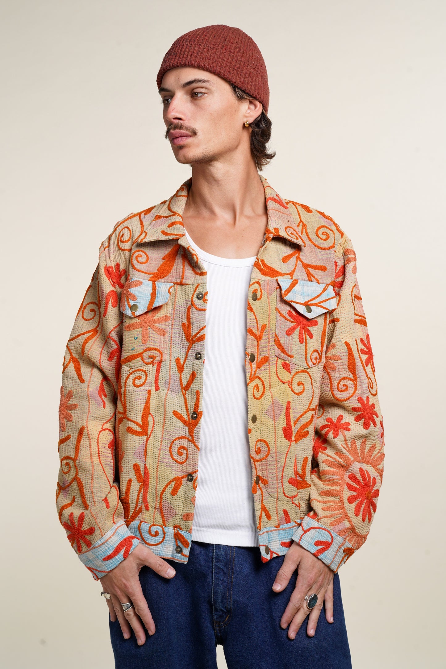 KANTHA DENIM JACKET 7