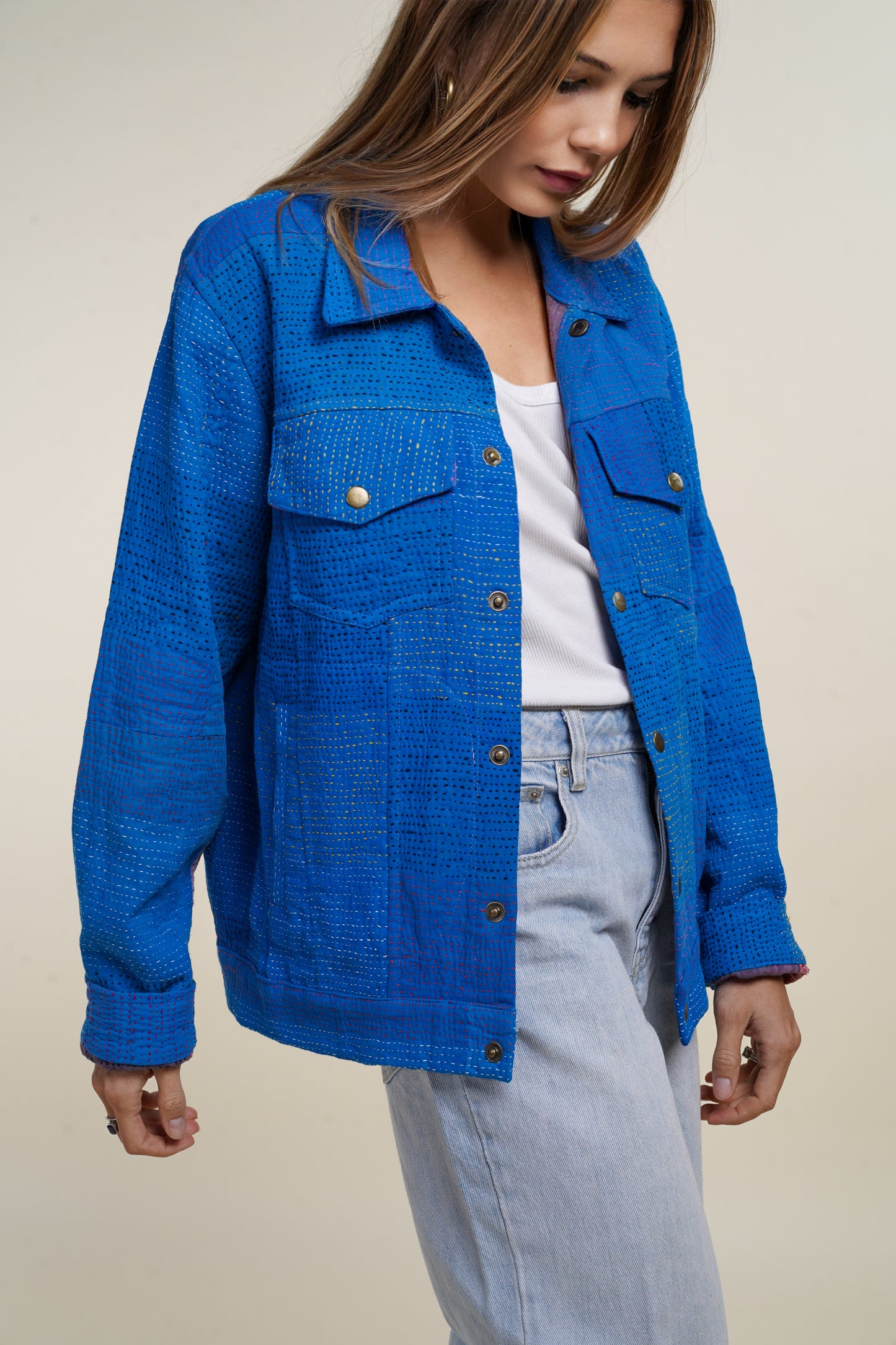 KANTHA DENIM JACKET 5