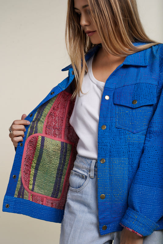 KANTHA DENIM JACKET 5